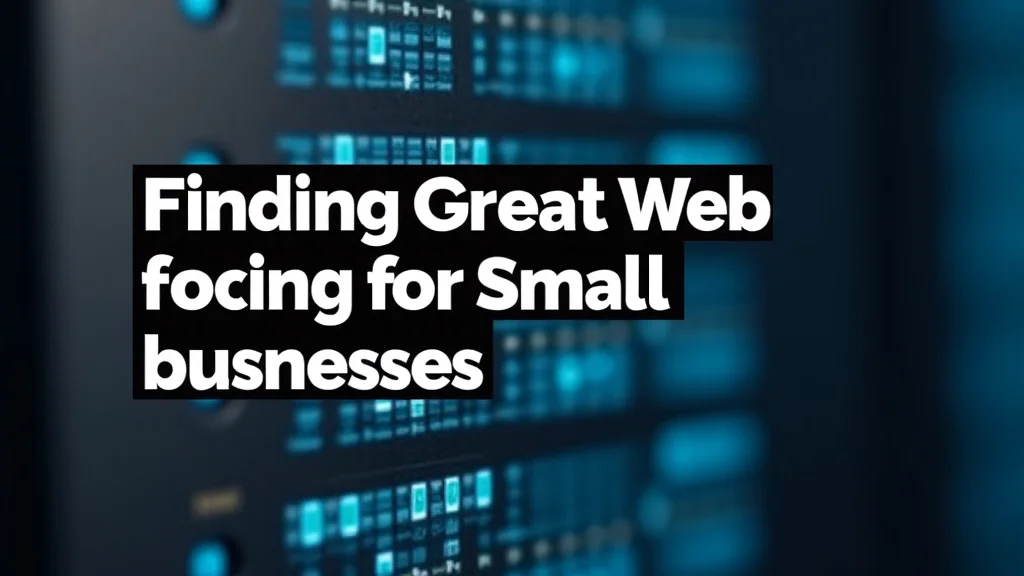 Finding Great Web Hosting For Small Businesses
